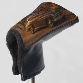 Vintager Herbst/Herbst-Buchladen Golf Headcover (3/4 Vorderseite)