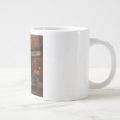 Vintager Herbst/Herbst-Buchladen Jumbo-Tasse (Rechts)