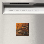 Vintager Herbst/Herbst-Buchladen Magnet (In Situ (Geschirrspüler))