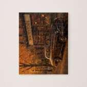 Vintager Herbst/Herbst-Buchladen Puzzle (Vertikal)