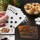 Vintager Herbst/Herbst-Buchladen Spielkarten (In Situ)