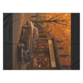 Vintager Herbst/Herbst-Buchladen Tischdecke (Vorderseite (Horizontal))