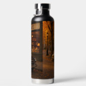 Vintager Herbst/Herbst-Buchladen Trinkflasche (Rechts)