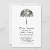 Vintager Herbst - Herbstweißdusche Einladung (Vorderseite)