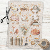 Vintager Herbst Herbstwoche Seidenpapier