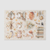 Vintager Herbst Herbstwoche Seidenpapier (Vorderseite)
