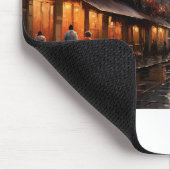 Vintager Herbst in Paris Mousepad (Ecke)