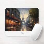 Vintager Herbst in Paris Mousepad (Mit Mouse)