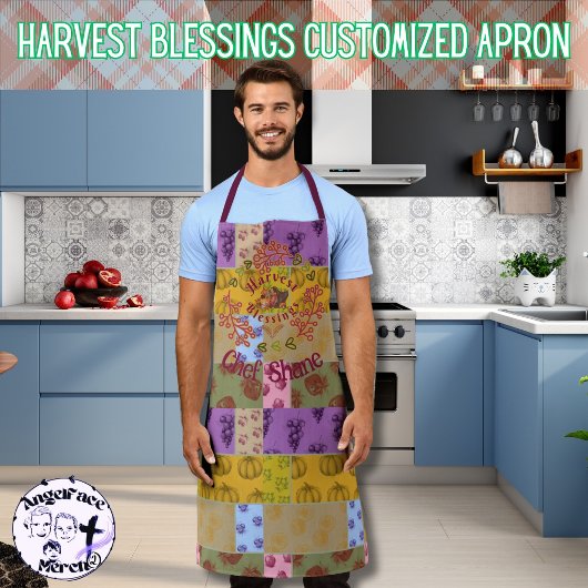 Vintager Herbst mit maßgeschneiderten Ernteplänen Schürze