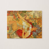 Vintager Herbst von Alphonse Mucha Puzzle (Horizontal)