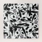 Vintager Herbstausgang, nahtloser Hintergrund. Puzzle (Horizontal)