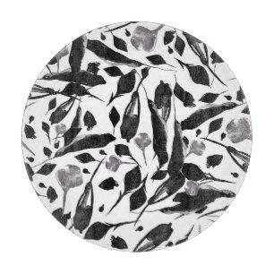 Vintager Herbstausgang, nahtloser Hintergrund. Schneidebrett