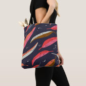 Vintager Herbstblatthintergrund mit nahtlosem Must Tasche (Von Nahem)