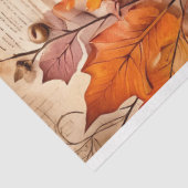 Vintager Herbstfloralpumpen Seidenpapier (Ausschnitt)