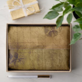 Vintager Herbstrückstand Seidenpapier (Geschenk)