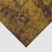 Vintager Herbstrückstand Seidenpapier (Ausschnitt)