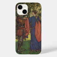 Vintager Heroprinz Ritter die Rüstungsprinzessin