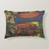 Vintager Heroprinz Ritter die Rüstungsprinzessin Dekokissen (Vorderseite)