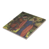 Vintager Heroprinz Ritter die Rüstungsprinzessin Fliese (Seite)