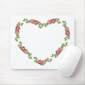 Vintager Herzkranz von Blume für Mama Mousepad (Mit Mouse)