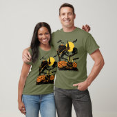 Vintager Hexe-Halloween-T - Shirt (Unisex)
