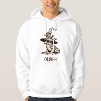 Vintager Hexenfrosch Personalisiert Hoodie