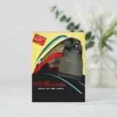 Vintager Hiawatha Streamlining-Zug Postkarte (Stehend Vorderseite)