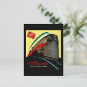 Vintager Hiawatha Streamlining-Zug Postkarte (Stehend Vorderseite)