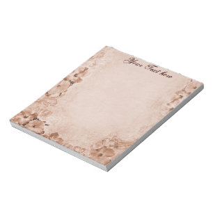 Vintager Hibiskus Notizblock