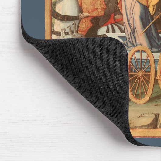 Vintager Himmelsastronomie-Power des Himmels Mousepad (Ecke)