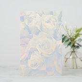 Vintager Hintergrund Briefpapier (Stehend Vorderseite)