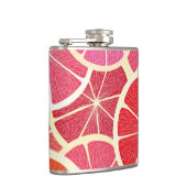 Vintager Hintergrund der Pampelmuse Flachmann (Rechts)