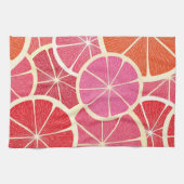 Vintager Hintergrund der Pampelmuse Handtuch (Horizontal)