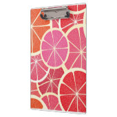 Vintager Hintergrund der Pampelmuse Klemmbrett (Links)