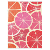 Vintager Hintergrund der Pampelmuse Klemmbrett (Rückseite)