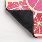 Vintager Hintergrund der Pampelmuse Mousepad (Ecke)