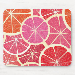Vintager Hintergrund der Pampelmuse Mousepad