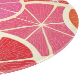 Vintager Hintergrund der Pampelmuse Schneidebrett (Ecke)