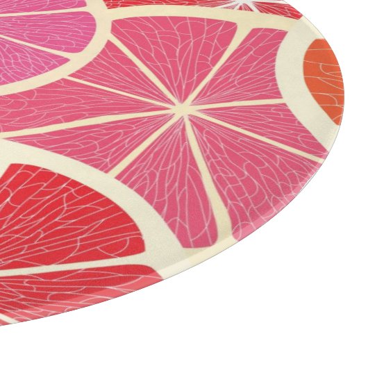 Vintager Hintergrund der Pampelmuse Schneidebrett (Ecke)