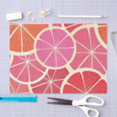 Vintager Hintergrund der Pampelmuse Seidenpapier (Handwerk)