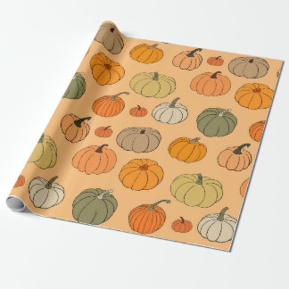 Vintager Hintergrund für glattes Herbst  Geschenkpapier