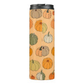 Vintager Hintergrund für glattes Herbst Thermosbecher (Rückseite)