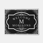 Vintager Hintergrund Fußmatte (Vorderseite)