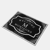 Vintager Hintergrund Fußmatte (Schrägansicht)