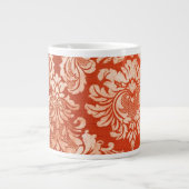 Vintager Hintergrund Jumbo-Tasse (Vorderseite)