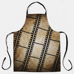 Vintager Hintergrund mit Filmrahmen, Foto, Bauch Schürze