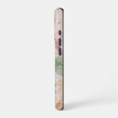 Vintager Hintergrund mit Rose iPhone Hülle (Linke Seite)