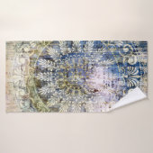 Vintager Hintergrund mit Tradit Badehandtuch (Badehandtuch)