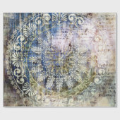 Vintager Hintergrund mit Tradit Geschenkpapier (Flach)