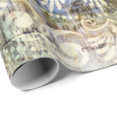 Vintager Hintergrund mit Tradit Geschenkpapier (Rolleneckpunkt)